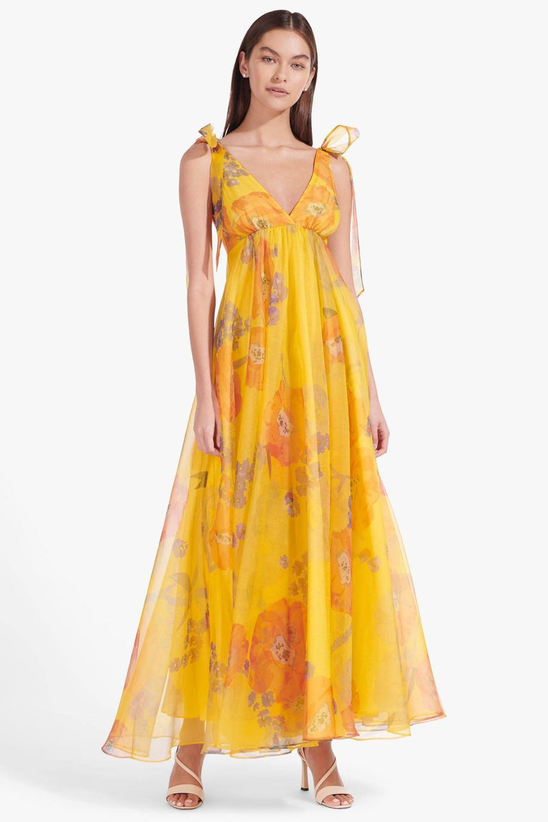 STAUD DANDELION DRESS CALIFORNIA POPPY ...